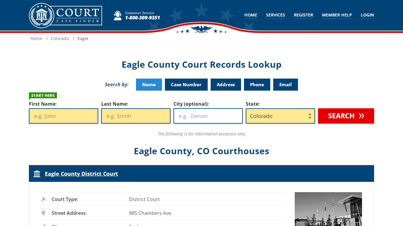 Eagle County Court Records | CO Case Lookup